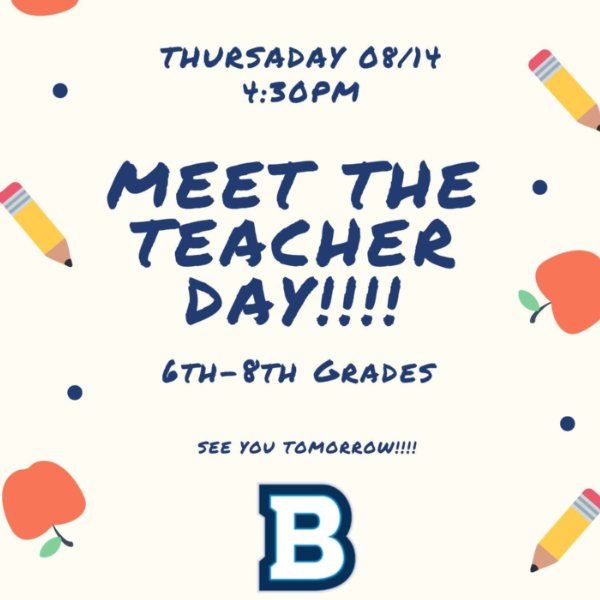 Meet the Teacher 6th-8th Grade