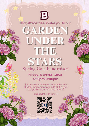 Come to our Gala "Garden Under the Stars" March 27, Friday 5:30pm-8:00pm!!